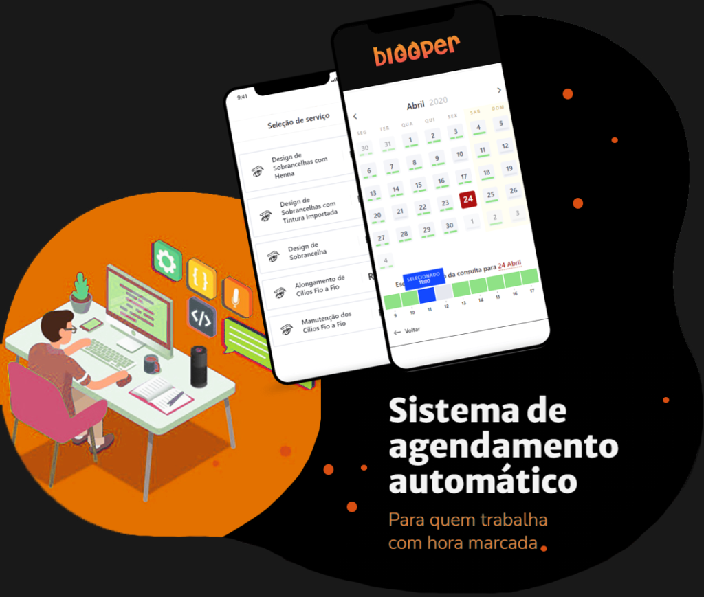 Sistema de Agendamento em Bubble